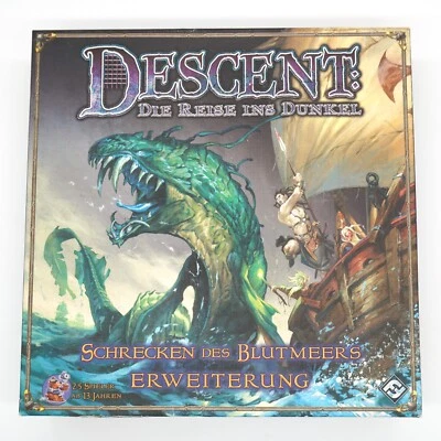 Descent Reise Ins Dunkel Schrecken des Blutmeers Erweiterung UNBESPIELT Fantasy - Bild 1 von 4