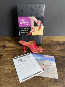 RARE Just The Right Shoe by Raine, Artist Edition "WILD SIDE,RED & GOLD " - Picture 1 of 8
