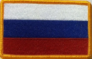 Russian Federation Flag Iron-On Patch Russia Tactical  Military Emblem - Picture 1 of 1