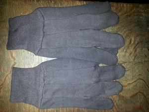 2 pares de guantes de trabajo jersey marrón 100 % algodón - Imagen 1 de 1