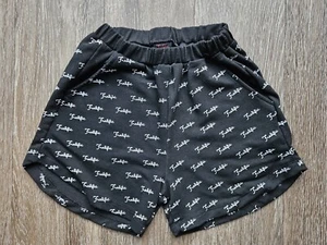 Fralific black kids' shorts size 10 elastic waist 3 in inseam - Picture 1 of 4