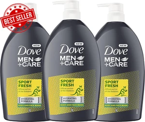 Dove Men Body Wash Sport Fresh 1L (Pack of 3) - Picture 1 of 12