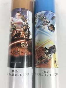 STAR WARS 22.375" X 34" Posters Lot of 2 Star Wars IX: Face Off & Group Unopened - Picture 1 of 7