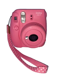 Fujifilm Instax Mini 9 Instant Film Camera - Flamingo Pink With Strap Working! - Picture 1 of 7