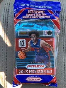 2021/22 Prizm Basketball NBA Cello Pack 15 Cards Sealed IN STOCK HAND SHIP NOW - Picture 1 of 2