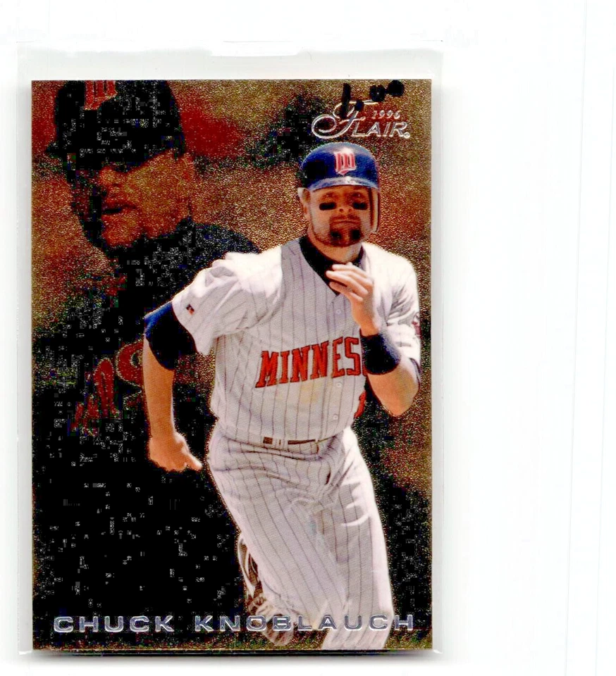 1996 Flair Gold Chuck Knoblauch #116 Minnesota Twins BASEBALL - Image 1 of 2