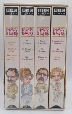 Fawlty Towers The Complete Collection (VHS, 1998, 4-Tape Set) 3 Still Sealed - Image 1 of 4