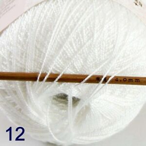 Sale 1ballx50g New Soft Hand Cotton Lace Wool Yarn Crochet Shawl Scarf Knitting