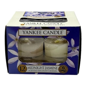 Yankee Candle MIDNIGHT JASMINE Tea Lights Lot of 9 Open Box Not Complete Unused - Picture 1 of 7