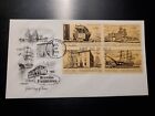 1443a BLOCK of 4 HISTORIC PRESERVATION FDC SAN DIEGO, CA ARTMASTER CACHET