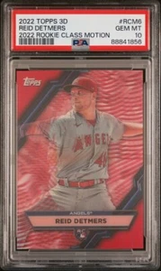 2022 Topps 3D Reid Detmers Rookie Class Motion PSA 10 Gem Mint Pop 2 - Picture 1 of 3
