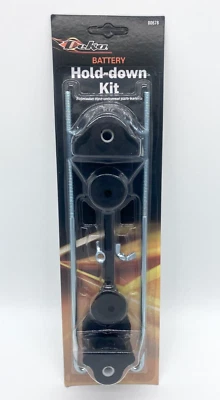 Battery Hold Down Kit 6-7/8" Rubber Crossbar with 10" J Bolts and Nuts/Washers - Image 1 of 3