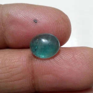 Natural AAA+ Zambian Emerald Oval 2.60 Crt Cabochon Natural Green Loose Gemstone - Picture 1 of 7