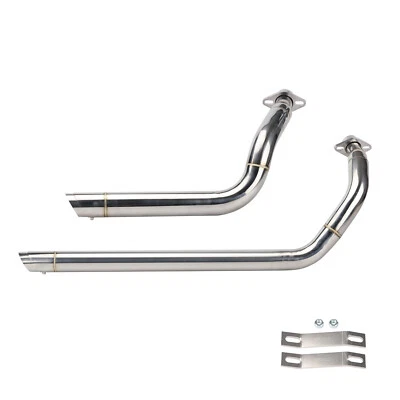 Shortshots Staggered Exhaust Pipes System For Honda Shadow Aero 750 Spirit 750 Foto 1 de 4