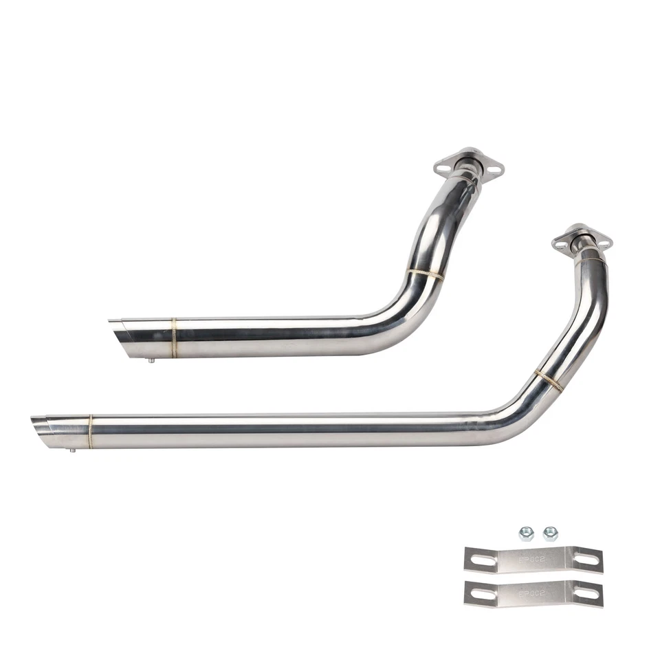 Shortshots Staggered Exhaust Pipes System For Honda Shadow Aero 750 Spirit 750 Foto 1 de 4