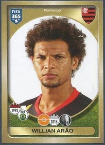 PANINI-2017 FIFA 365- #606-FLAMENGO-WILLIAN ARAO - Imagen 1 de 1