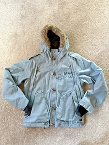 Mission Six Jacket Falcon Series Avalanche Rescue Blue Heather Full ZIP Medium - Picture 1 of 12