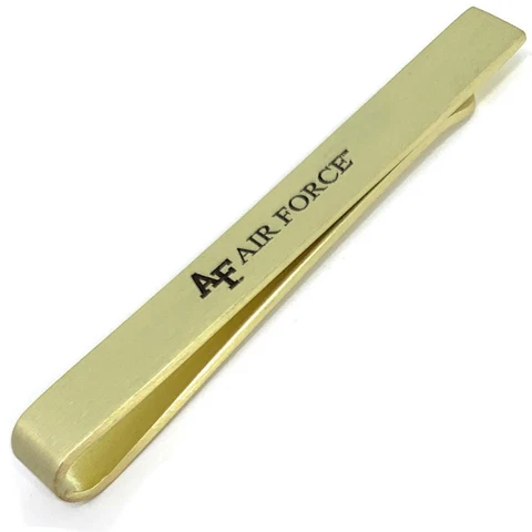 Air Force Academy Falcons Tie Clip Gold Tie Bar Gift Set Cover