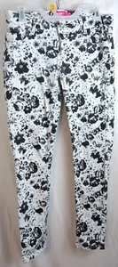 Zanadi schwarz & weiß geblümt Damen Skinny Jeans Gr. 11 - Bild 1 von 8