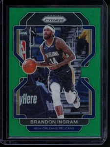2021-22 Panini Prizm Brandon Ingram #9 Green New Orleans Pelicans - Picture 1 of 2