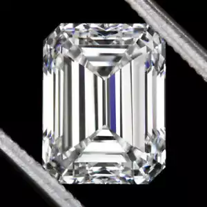 1.80ct GIA CERTIFIED H VS1 DIAMOND EMERALD CUT NATURAL ENGAGEMENT LOOSE STEP CUT - Picture 1 of 2
