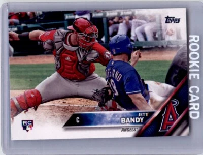 2016 Topps Update Jett Bandy Rookie Los Angeles Angels #US24 2095 - Image 1 of 2