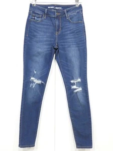 Old Navy Rockstar Size 2 Mid Rise Med Wash Distressed Skinny Jeans 26x27.5 - Picture 1 of 12