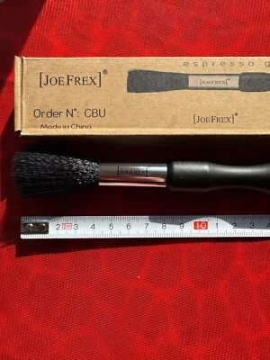 Org. Joe Frex Barista Pennello Pennello Caffè per Macina Espresso Setole Naturali Nero - Immagine 1 di 3
