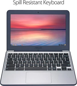 ASUS Chromebook C202SA-YS01 11.6" Intel Celeron N3060 1.60GHz 2GB RAM 16GB eMMC - Picture 1 of 5