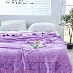 traditional craft towel blanket 100% cotton blanket multi-size Chinese bed cover - Picture 1 of 15