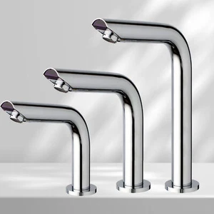 Automatic Mixer Hands Free Sensor Chrome Bathroom Faucet Basin Lavatory Tap - Picture 1 of 11