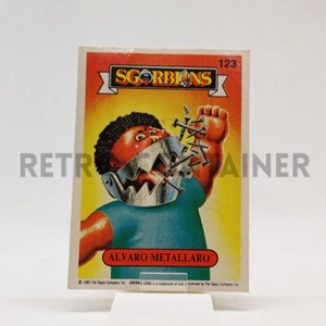 Vintage Garbage Pail Kids - SGORBIONS 1 1a Serie - 123 Alvaro Metallaro - Picture 1 of 1