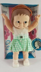 1972 Cameo KEWPIE GAL Doll #6309 Green Plaid Strombecker Original Box NEW VTG - Picture 1 of 12
