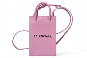 Balenciaga Authentic Shopping Handyhalter/Schultertasche Lila 593826 - Bild 1 von 11
