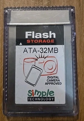 Simple Technology ATA-32MB Flash Storage 32MB PC Card - Image 1 of 2