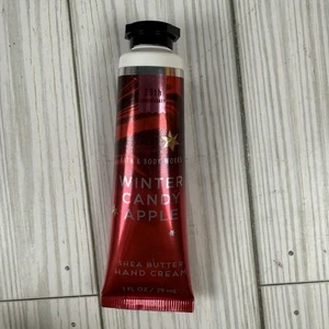 1 BATH & BODY WORKS WINTER CANDY APPLE HAND CREAM LOTION SHEA BUTTER 1OZ TRAVEL - Picture 1 of 2