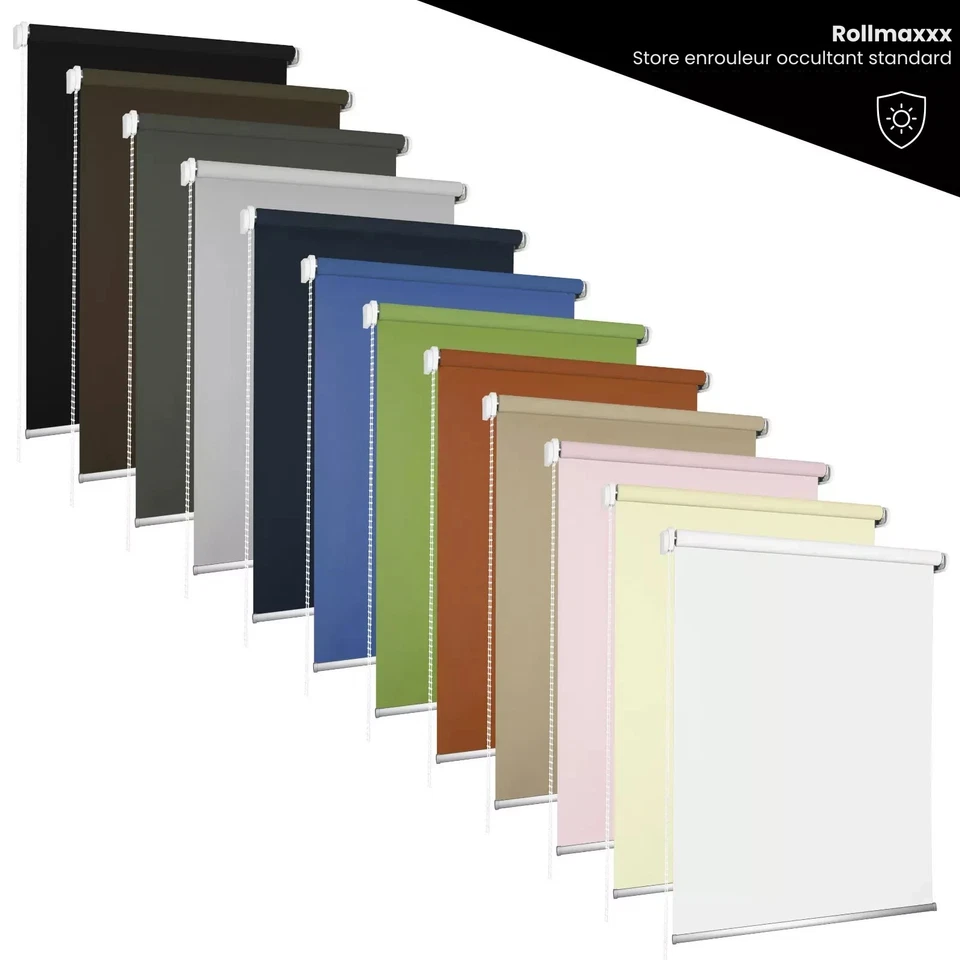 Store Enrouleur Occultant Isolement Protection Solaire Mural Plafond ROLLMAXXX® - Photo 1/4
