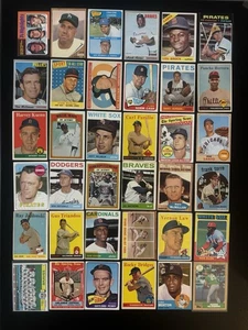 Vintage Topps Hof Rc Lot(36) Aaron Mays Koufax Clemente Musial Snider Kaline Hi# - Picture 1 of 16