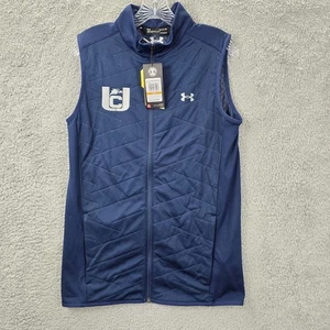 NWT Under Armour Men's Blue ColdGear Reactor Vest Insulated Full Zip Golf Size S - Picture 1 of 12