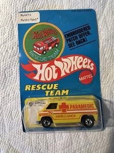 Hot Wheels Rescue Team 27 Sanitäter Krankenwagen 7661 Sealed Unpunched Card 1977 - Bild 1 von 10