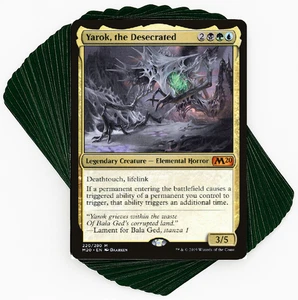 ***Custom Commander Deck*** Yarok, the Desecrated - Landfall - EDH MTG Magic - Picture 1 of 7