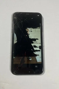 Apple iPhone XR Black 64GB AS IS for salvage/parts/disassembly READ - Picture 1 of 3