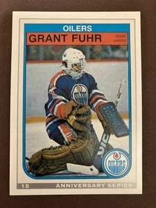 1992-93 O-Pee-Chee 25th Anniversary Grant Fuhr Rookie Reprint Hockey Card #105 - Picture 1 of 2