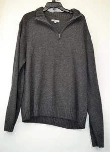 Method Men's Large Dark Grey 1/2 Zip Pullover Sweater   (G5) - Picture 1 of 5