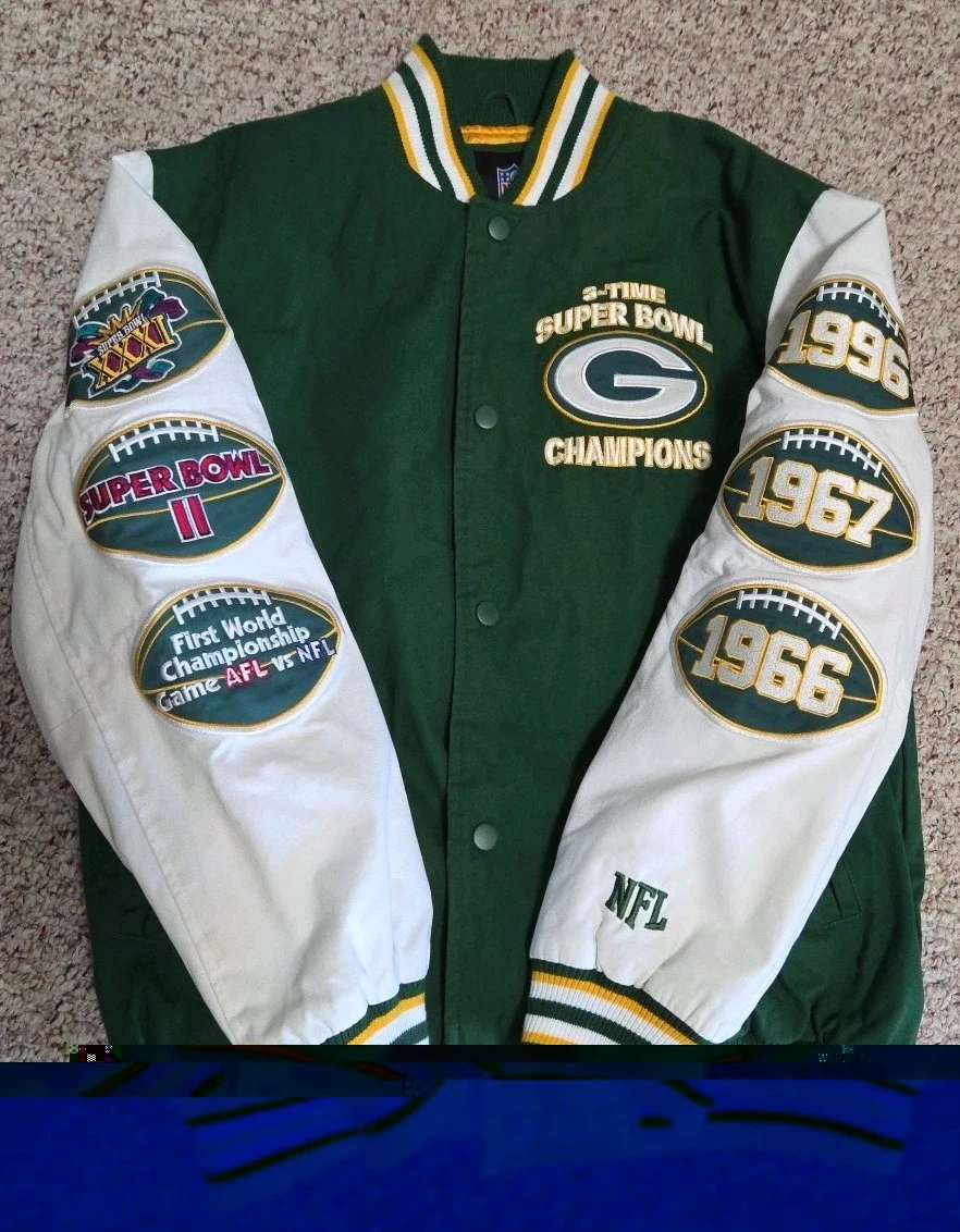 Preços baixos em Green Bay Packers Super Bowl jaquetas de fãs da