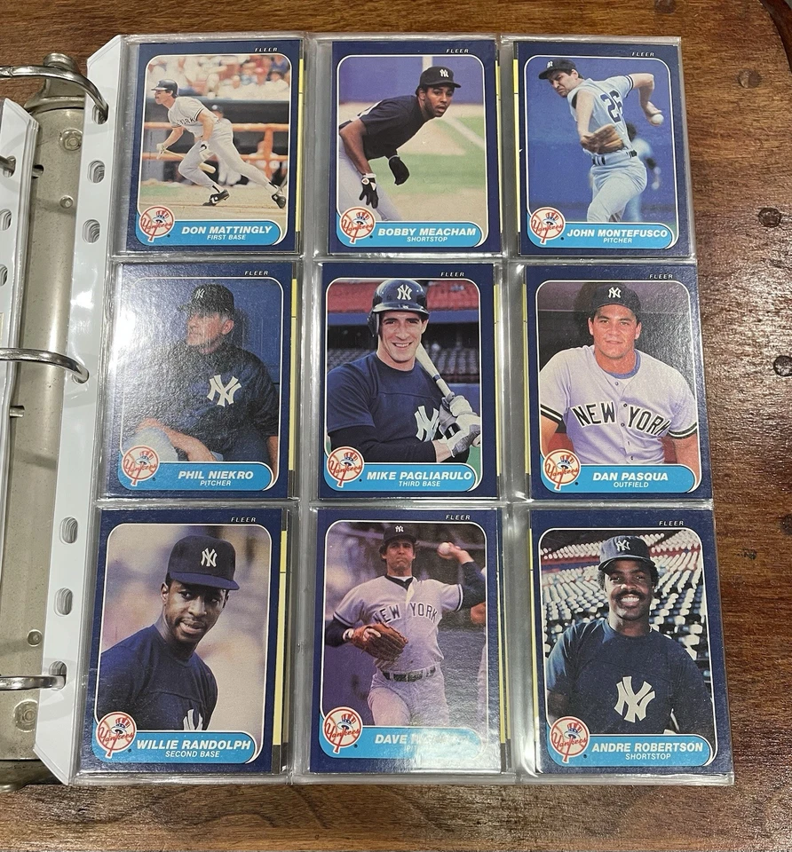 1986 Fleer Baseball Singles #1-220. You Pick. NM - Image 1 of 1