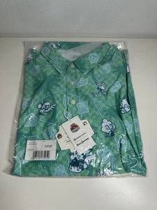IN HAND Pokemon World Championships 2025 Reyn Spooner Polo Aloha Shirt Large L - Bild 1 von 2