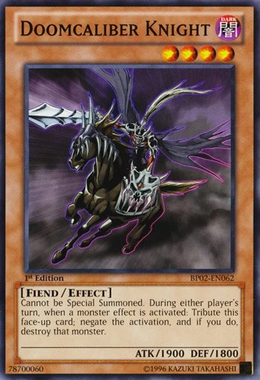 Doomcaliber Knight - BP02-EN062 - Common - Unlimited Edition Near Mint Battle Pa - Image 1 of 1