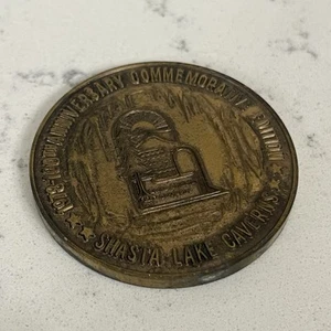 Shasta Lake Caverns - Souvenir Coin Token - 100th Anniversary Commemorative - Picture 1 of 3