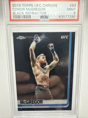 Conor Mcgregor 2019 Chrome Black 6/10 PSA- 9 UFC - S-188 - Image 1 of 2